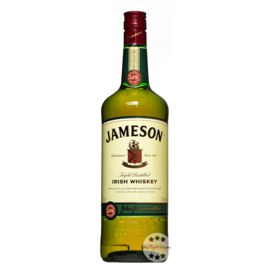 Jameson Irish Whiskey Triple Distilled / 40 % Vol. / 1,0 Liter-Flasche