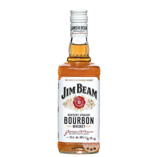 Jim Beam Kentucky Straight Bourbon Whiskey White Label / 40 % Vol. / 0,7 Liter-Flasche