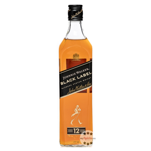 Johnnie Walker Black Label Blended Scotch Whisky - Aged 12 Years / 40 % vol. / 0,7 L Flasche