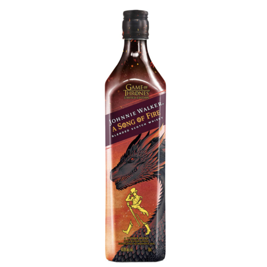 Johnnie Walker Song of Fire Blended Scotch Whisky Game of Thrones Limited Edition / 40,8 % Vol. / 0,7 Liter-Flasche