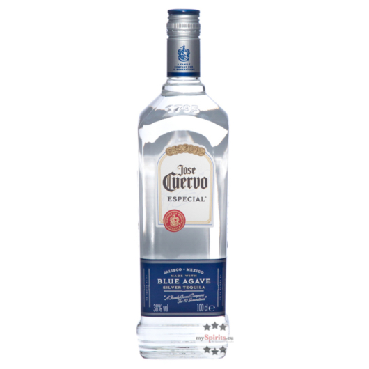 Jose Cuervo Especial Silver Tequila / 38 % Vol. / 1,0 Liter-Flasche