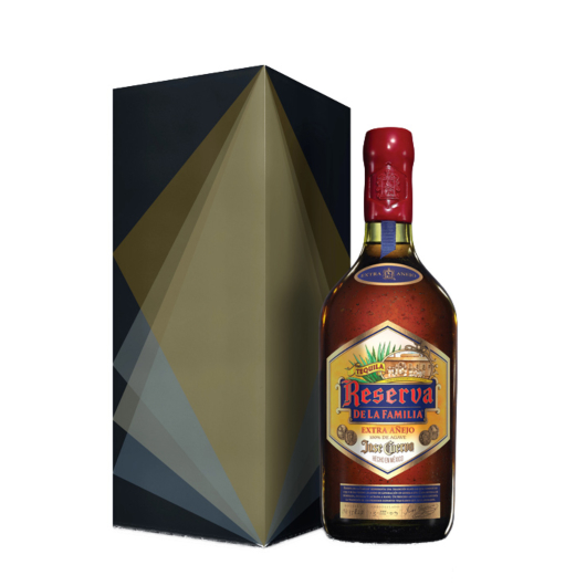 Jose Cuervo Reserva de la Familia Tequila / 38 % Vol. / 0,7 Liter-Flasche in Geschenkschatulle