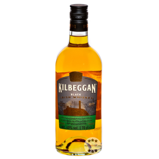 Kilbeggan Black Irish Whiskey / 40 % Vol. / 0,7 Liter-Flasche