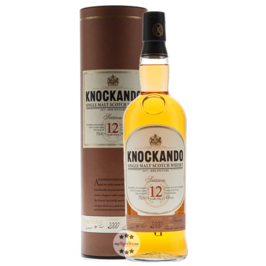 Knockando 12 Years Speyside Single Malt Scotch Whisky / 43 % vol. / 0,7 L Flasche in Geschenk-Dose 