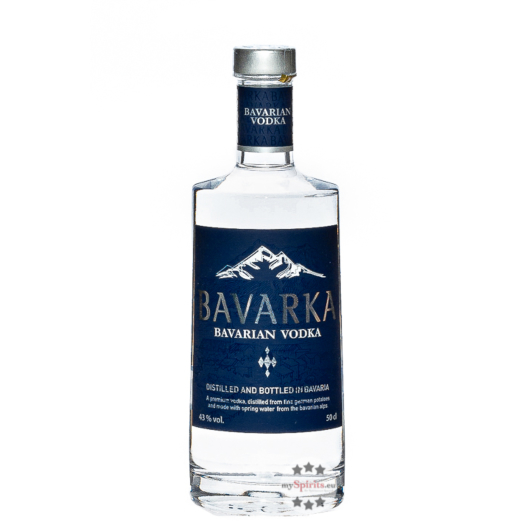 Bavarka Vodka Bavarian Vodka von Lantenhammer / 43 % vol. / 0,5 Liter-Flasche