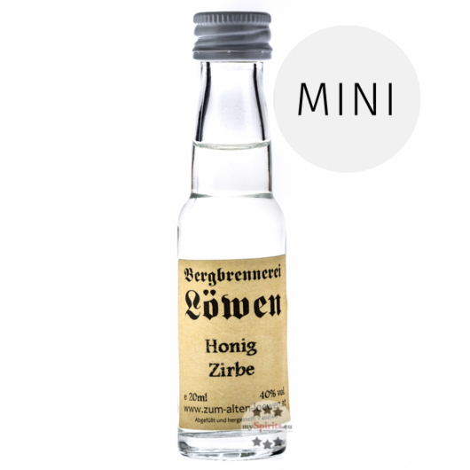 Löwen: Honig-Zirbe / 40% Vol. / 0,02 Liter - Flasche