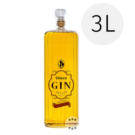 Löwen Wood Gin Großflasche / 40 % Vol. / 3,0 Liter-Flasche