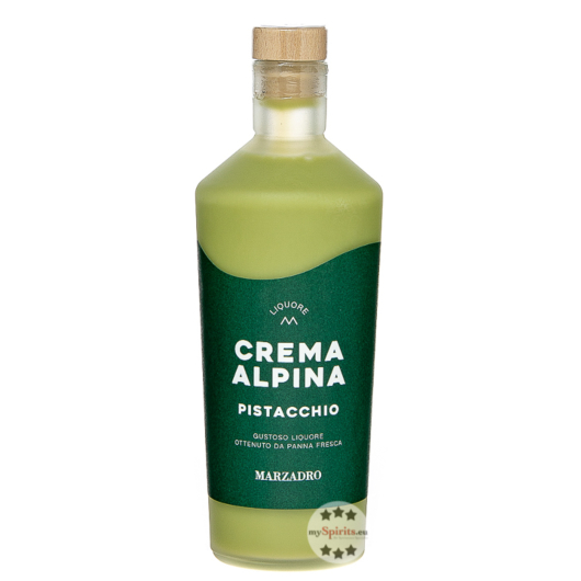 Marzadro Crema Alpina Pistacchio Pistazienlikör / 17 % Vol. / 0,7 Liter-Flasche