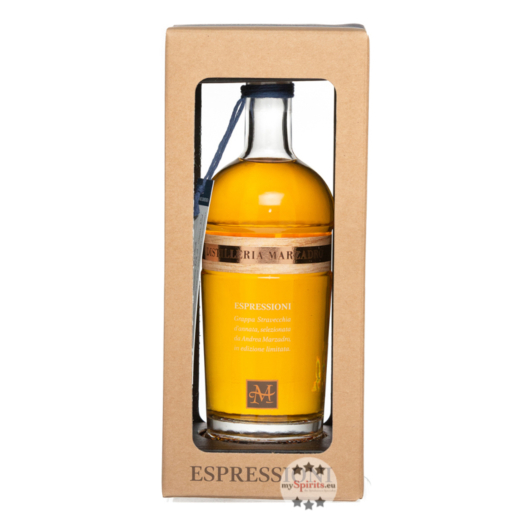 Marzadro Grappa Espressioni Solera / 42 % Vol. / 0,35 Liter-Flasche in Geschenkbox