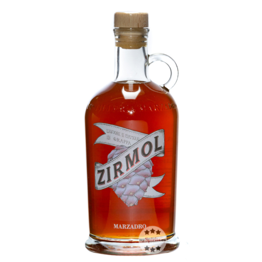 Marzadro Zirmol Liquore di Cirmolo in Grappa - Zirbenlikör / 30 % Vol. / 0,7 Liter-Flasche