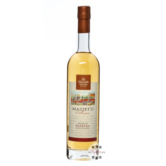 Mazzetti d'Altavilla Collezione Grappa di Barbera Invecchiata / 43 % Vol. / 0,7 Liter-Flasche