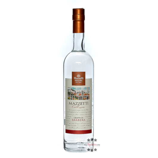 Mazzetti d'Altavilla Collezione Grappa di Barbera / 43 % Vol. / 0,7 Liter-Flasche