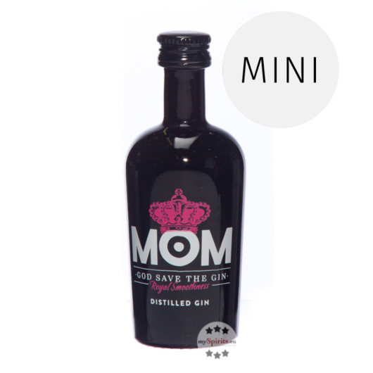 Gin Mom Miniatur - God save the Gin / 39,5 % Vol. / 0,05 Liter-Flasche