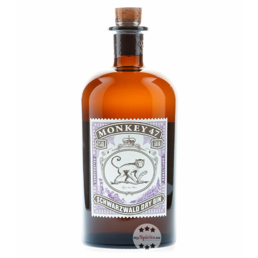 Monkey 47 Schwarzwald Dry Gin / 47 % Vol. / 0,5 Liter-Flasche