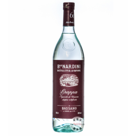 Nardini Grappa Bianca 60° / 60 % Vol. / 1,0 Liter-Flasche