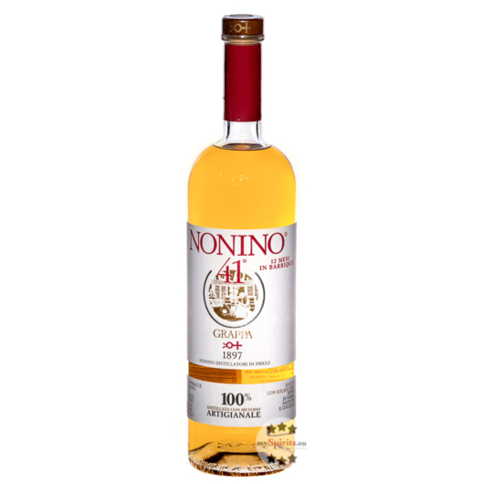 Nonino 41° Grappa Riserva 12 Mesi in Barriques / 41 % Vol. / 1,0 Liter-Flasche