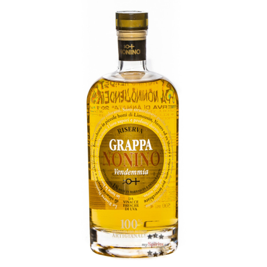 Grappa Nonino Vendemmia Riserva / 41 % Vol. / 0,5 Liter-Flasche