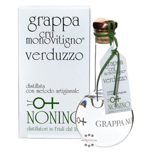 Nonino Grappa Cru Monovitigno Verduzzo - Grappa aus Verduzzo-Trestern / 45 % Vol. 0,5 Liter-Flasche