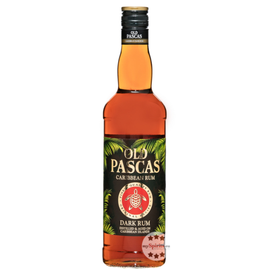 Old Pascas Dark Rum / 37,5 % Vol. / 0,7 Liter-Flasche