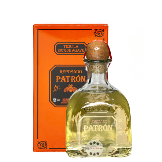 Patrón Tequila Reposado / 40 % Vol. / 0,7 Liter-Flasche in Karton