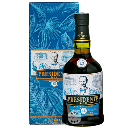 Presidente Marti: 15 Sistema Solera Rum / 40 % Vol. / 0,7 Liter-Flasche in Geschenkkarton