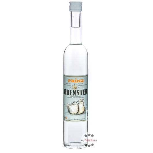 Prinz Brennter Obstbrand - Prinz Obstler aus Äpfeln & Birnen / 41 % Vol. / 0,5 Liter-Flasche