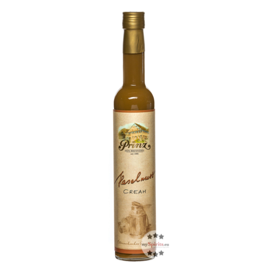 Prinz Haselnuss-Cream Haselnuss-Sahne-Likör / 15 % Vol. / 0,5 Liter-Flasche