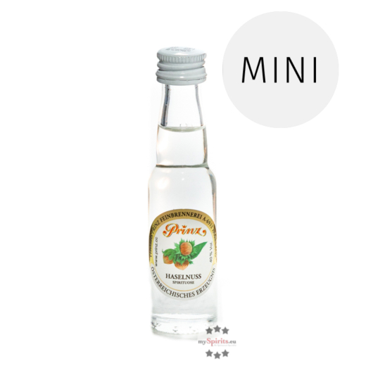 Prinz: Haselnuss-Schnaps / 40% Vol. / 0,02 Liter - Flasche