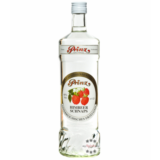 Prinz Himbeer-Schnaps / 40 % Vol. / 1,0 Liter-Flasche