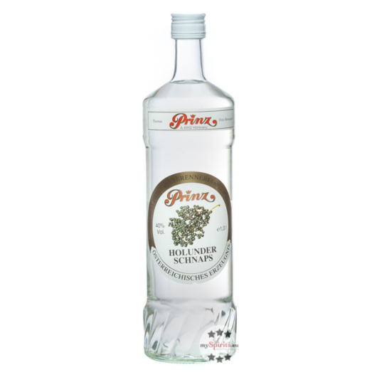 Prinz Holunder Schnaps / 40 % Vol. / 1,0 Liter-Flasche