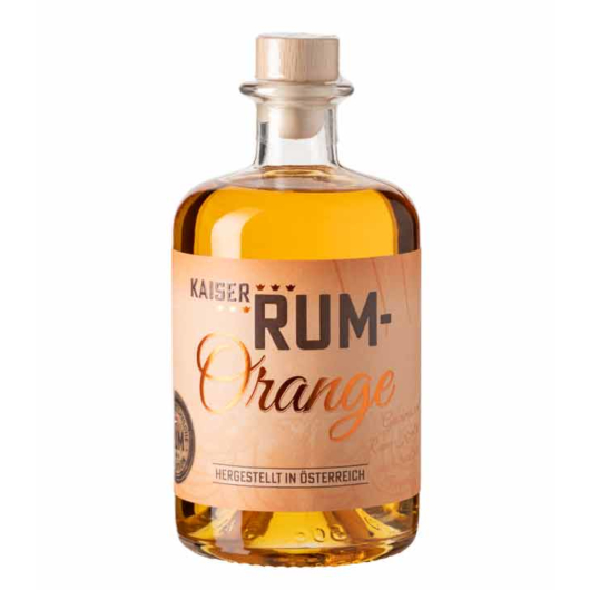 Prinz Kaiser Rum-Orange Likör mit Inländerrum / 40 % Vol. / 0,5 Liter-Flasche