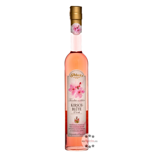 Prinz: Kirschblüten Likör Traditionslikör / 17 % Vol. / 0,5 Liter-Flasche