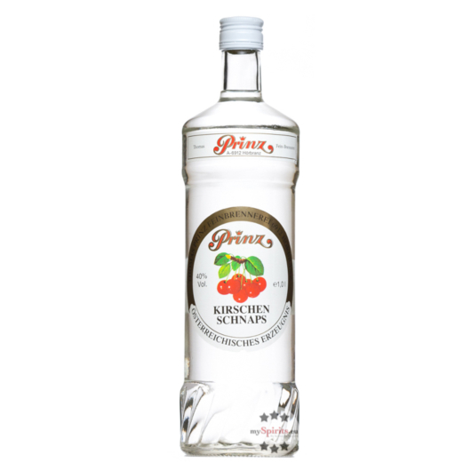 Prinz Kirschen Schnaps / 40 % Vol. / 1,0 Liter-Flasche