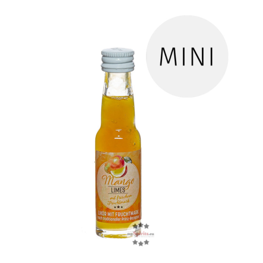 Prinz Mango-Limes Miniatur / 16 % Vol. / 0,02 Liter-Flasche