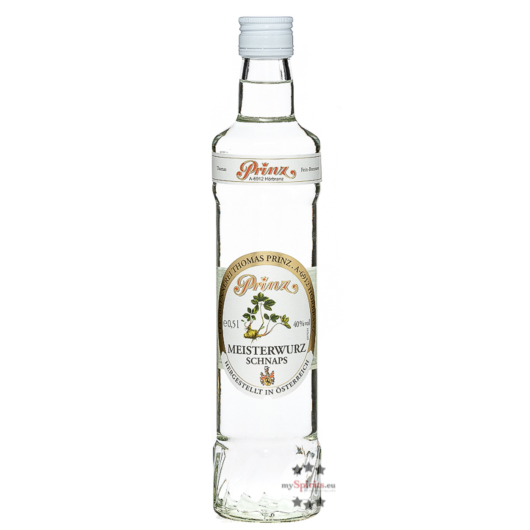 Prinz: Meisterwurz / 40 % Vol. / 0,5 Liter-Flasche