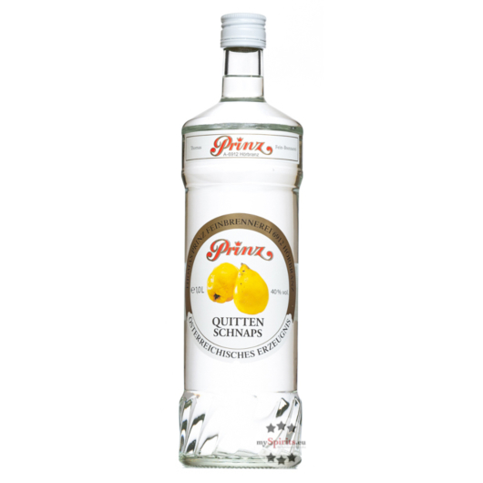 Prinz Quitten Schnaps / 40 % Vol. / 1,0 Liter-Flasche