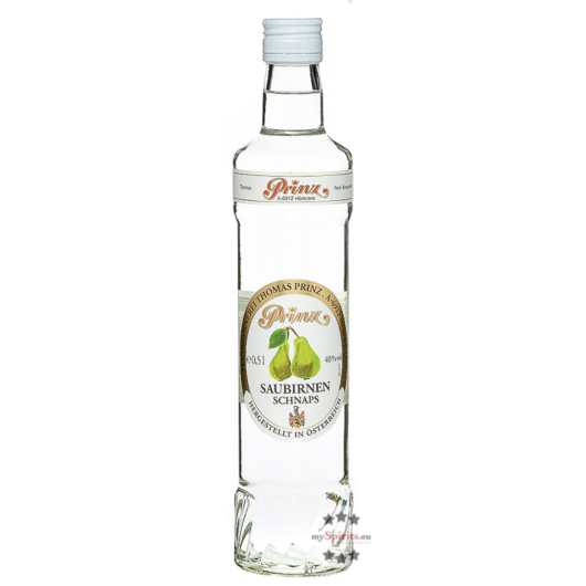 Prinz Saubirnen Schnaps / 40 % Vol. / 0,5 Liter-Flasche