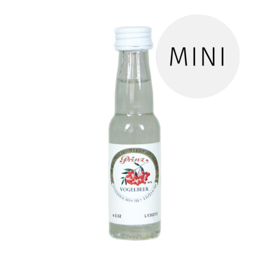 Prinz: Vogelbeer Schnaps / 40% Vol. / 0,02 Liter - Flasche