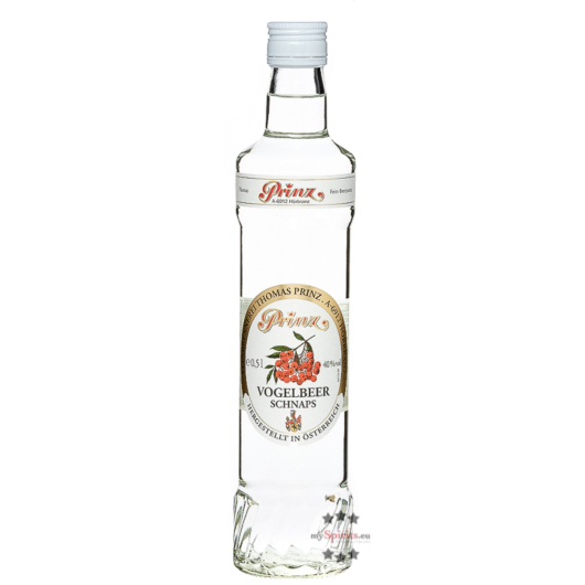 Prinz Vogelbeer Schnaps / 40 % Vol. / 0,5 Liter-Flasche