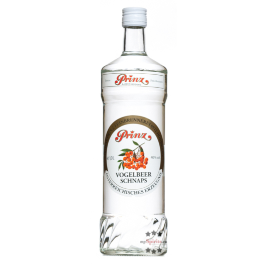 Prinz: Vogelbeer Schnaps / 40 % Vol. / 1,0 Liter-Flasche