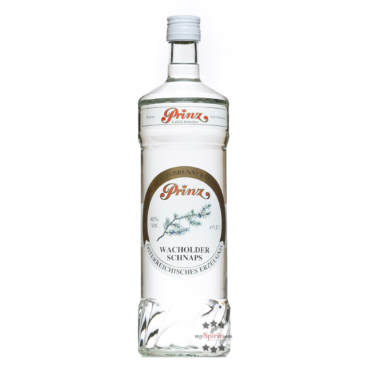 Prinz: Wacholder Schnaps / 40 % Vol. / 1,0 Liter-Flasche