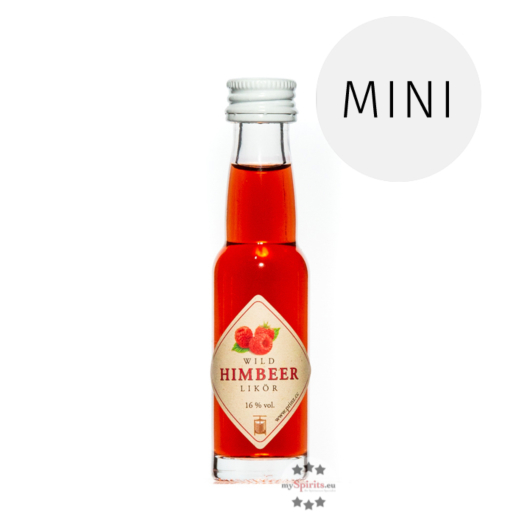 Prinz Wild-Himbeer Likör Miniatur / 16 % Vol. / 0,02 Liter-Flasche