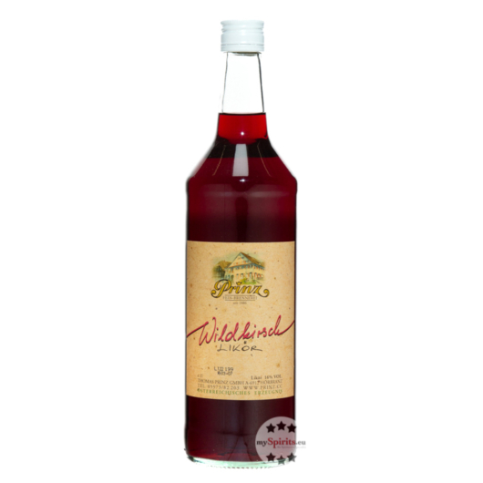 Prinz: Wildkirsch-Likör / 16 % Vol. / 1,0 Liter-Flasche