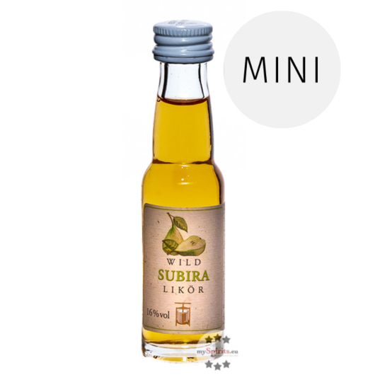 Prinz Wild Subira Likör Miniatur / 16 % Vol. / 0,02 Liter-Flasche