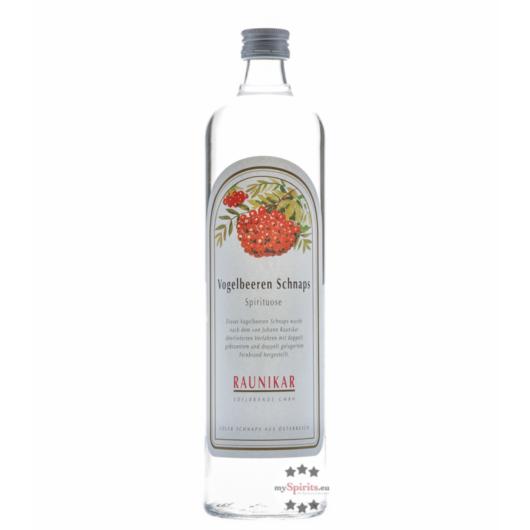 Raunikar Vogelbeeren Schnaps / 45 % Vol. / 0,7 Liter-Flasche