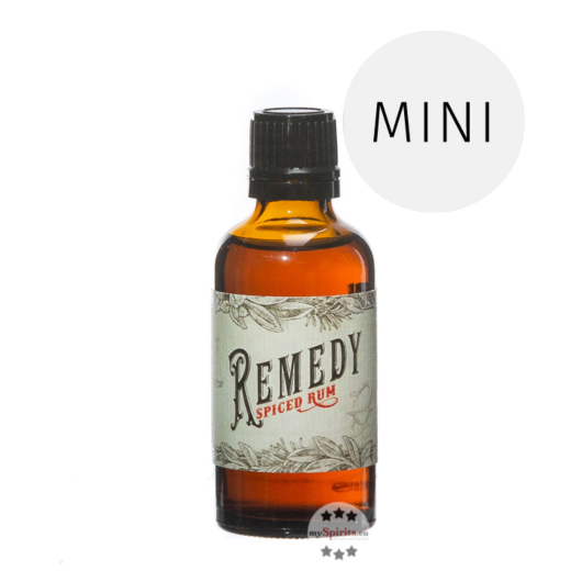 Remedy Spiced (Rum Basis) Miniatur 5cl / 41,5 % Vol./ 0,05 Liter-Flasche