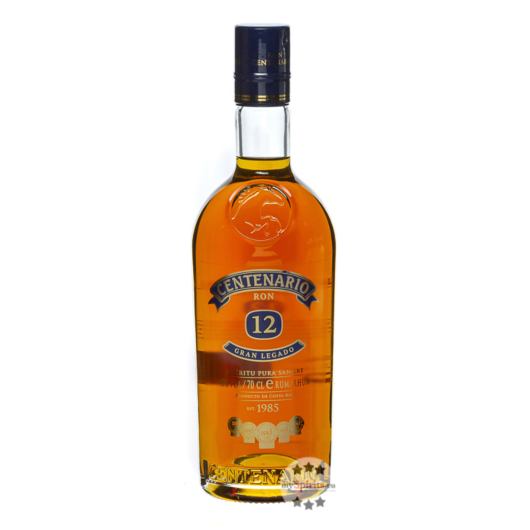 Ron Centenario 12 Gran Legado Rum / 40 % Vol. / 0,7 Liter-Flasche