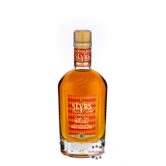 Slyrs Bavarian Single Malt Whisky finished im Pedro Ximénez Fass / 46 % Vol. / 0,35 Liter-Flasche