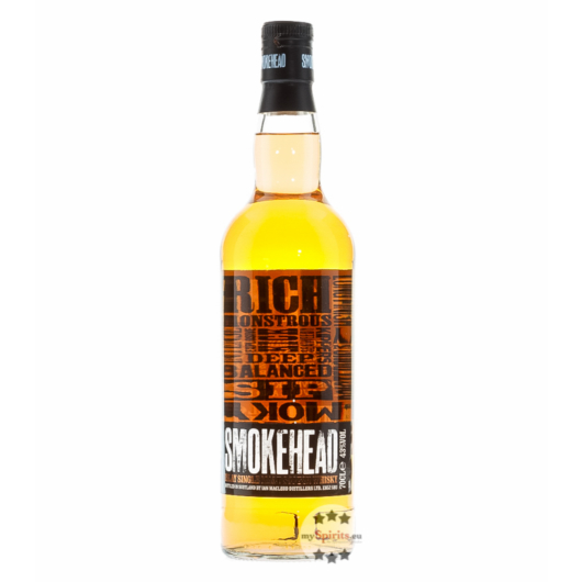 Smokehead Islay Single Malt Scotch Whisky / 43 % Vol. / 0,7 Liter-Flasche in Geschenkdose