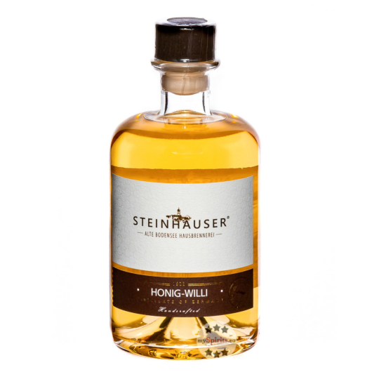 Steinhauser Bodensee Honig-Willi Likör – Williams mit Honig / 33 % vol. / 0,5 Liter-Flasche